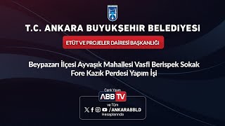 ETÜT VE PROJELER DAİRESİ BAŞKANLIĞI  Fore Kazık Perdesi Yapım İşi 2 Oturum [upl. by Comfort]