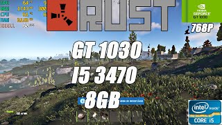 RUST GT 1030 I5 3470 8GB RAM [upl. by Ojeitak12]