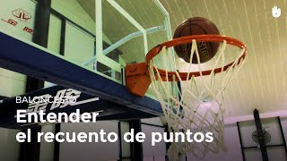 ¿Cómo funciona el recuento de puntos  Baloncesto [upl. by Ehrlich908]