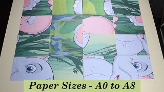 Paper Sizes  A0 to A8  ThinkTac [upl. by Eelak]