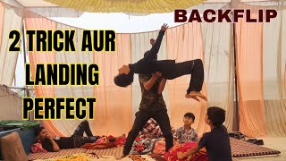 How🤔 to Do Backflip at home in 2 steps✌️  Backflip Landing Perfect😱 karo 2 step mai  in Hindi [upl. by Giarla]