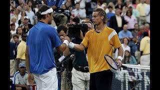 Roger Federer vs Lleyton Hewitt  US Open 2004 Final Highlights [upl. by Kopple530]