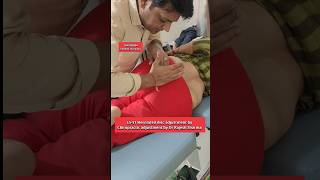 L5S1 Herniated disc adjustment by Chiropractic adjustment by Dr Rajesh Sharma shorts [upl. by Wetzell]