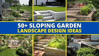 50 Inspiring Sloping Garden Design Ideas for Front Yard amp Backyard 👍 [upl. by Einahpats]