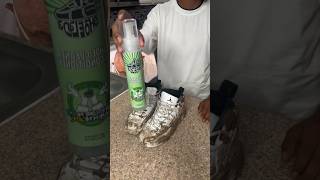 Reviewing Shoelada Foam Cleaner😳 shoelada chulada sfc shoecleaner 150bucks [upl. by Ennoval343]