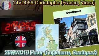 Angleterre Southport 14VD066 Christophe amp 26WWD10 Peter [upl. by Marquez]