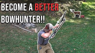 Practice To Become A BETTER BOWHUNTER Traditional Archery Tips amp Tricks [upl. by Clovah773]