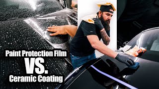 Paint Protection Film VS Ceramic Coating SideBySide TEST  Whats The Difference [upl. by Meares]