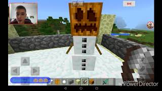 Comment faire un bonhomme de neige dans MINECRAFT  LEUR FACE CACHÉE  😱😱😱 [upl. by Mag]