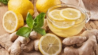 Immune Booster 2 Minute Lemon Ginger Tea [upl. by Polad]