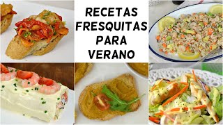 5 Recetas para verano ¡fáciles fresquitas y deliciosas [upl. by Fleisig]