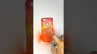 Spray paint on old Mobile cover 📳ytshorts viral drawing sprctrum spraypaint spraycan howto [upl. by Amity120]