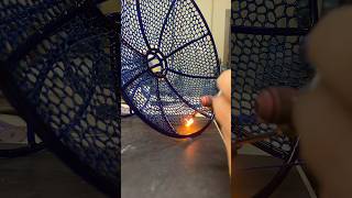 Making a flameworked glass sculpture using borosilicate glass art [upl. by Aynwat]