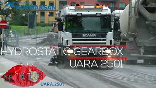 Hydrostatic Gearbox UARA2501  KOZMAKSAN [upl. by Mosi]