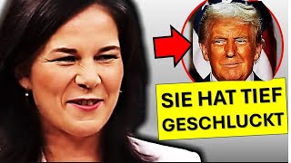 BAERBOCK MUSSTE MAL WIEDER SCHLUCKEN  WEGEN DONALD TRUMP [upl. by Veradis]