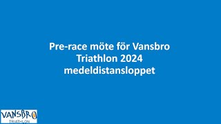 Preracemöte Vansbro 2024  Medelsdistans [upl. by Noivax138]