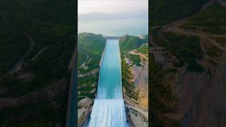 Tarbela Dam Spillways touristattraction touristspot tarbeladam 2024viralvideo beautifulview [upl. by Erinna]