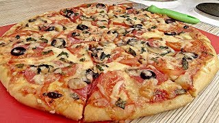 ДОМАШНЯЯ ПИЦЦА 🍕  Вкусный Рецепт Пиццы [upl. by Onilatac613]