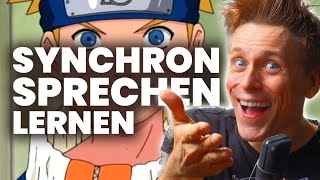 SYNCHRONSPRECHEN LERNEN mit quotNarutoquot synchronsprecher naruto fandub anime narutoshippuden [upl. by Eenhat]