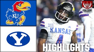 Kansas Jayhawks vs BYU Cougars  Full Game Highlights  ESPN College Football [upl. by Jeramie]