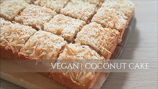 VEGAN  Coconut Cake [upl. by Miguelita]