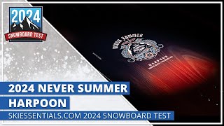 2024 Never Summer Harpoon  SkiEssentialscom Snowboard Test [upl. by Yzeerb]