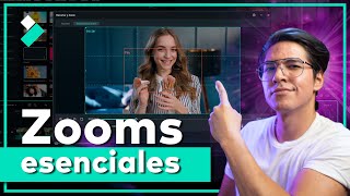 Conoce los 4 Tipos de Zoom Claves para tus Videos  Cómo hacer Zoom en Filmora [upl. by Anileda]