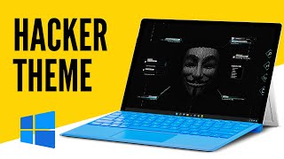 Hacker Theme  How To Apply Hacker Theme For Windows 11 amp Windows 10 [upl. by Emmeline130]