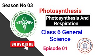 Photosynthesis Class 6 Science  Season 03  Episode 01  Live Classes Registration No 03027762964 [upl. by Hatti279]