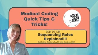 ICD10 Sequencing Rules Explained [upl. by Enymsaj]