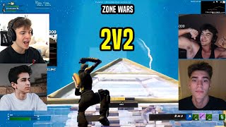 Clix amp EpikWhale vs BuckeFPS amp Okis 2v2 Zone Wars Fortnite [upl. by Ondine691]