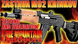 Zastava PAP M92 Krinkov with SB47 from Century Arms  Review and Demonstration [upl. by Rodi]