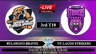 🔴Live BB vs NYLS 3rd T10 Live  ZIM T10 Live Score  Bulawayo Braves vs Lagos Live [upl. by Octavian]