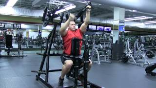 Unilateral Hammer Strength Lat Pull Down [upl. by Assenna]