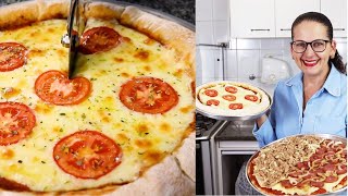 NOSSA RECEITA DE FAMÍLIA FAÇA UMA PIZZA IGUAL DE PIZZARIA NO FORNO DA SUA CASAIsamara Amâncio [upl. by Rob921]