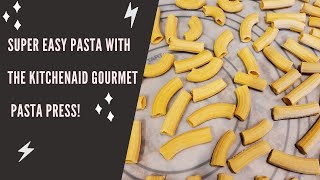 34 Super Easy Homemade Pasta with the Kitchenaid Gourmet Pasta Press [upl. by Kwasi]