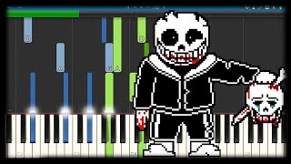 Nyeh Heh HehBonetrousle  Undertale OST PIANO TUTORIAL  SHEET MUSIC [upl. by Shig]