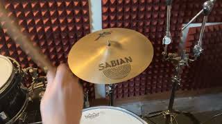 Used Sabian Xs20 Rock 16” Crash [upl. by Neal253]