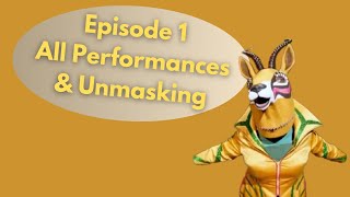 Episode 1 All Performances  Reveal  The Masked Singer South Africa Season 2 [upl. by Nylyak]