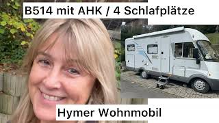 Verkauf Hymer B 514 AHK 35 t 4 Schlafplätze Kamera [upl. by Alaet]