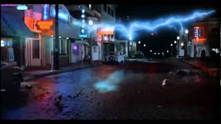 Back To The Future II 1989  Ending Scene Clocktower Scene 2 [upl. by Anirtek]