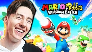 THIS GAME IS AMAZING  Mario  Rabbids Kingdom Battle 1 [upl. by Nnylekoorb586]