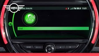 MINI USA  MINI Connected With Touchscreen  Siri Eyes Free [upl. by Eelyahs]