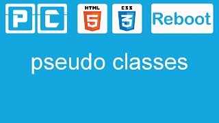 HTML5 and CSS3 beginners tutorial 24  pseudo classes [upl. by Dougy]