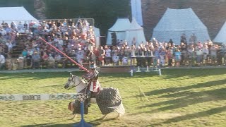 Jousting  Medieval Festival Oradea  2024 [upl. by Piscatelli19]