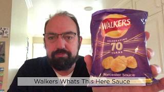 Walkers Worcester Sauce Potato Chips Review [upl. by Ardnasella]