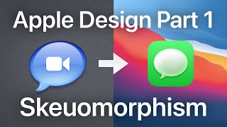 Apple Design Part 1 Skeuomorphism [upl. by Nerradal]