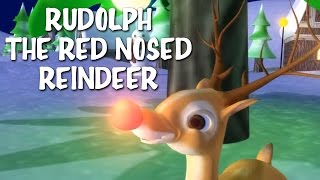 Rudolph The Red Nosed Reindeer With Lyrics  Christmas Carol For The Tiny Tots [upl. by Milson]