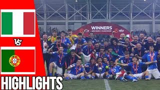 Italy vs Portugal  All Goals amp Highlights  U17 European Championship Final  050624 [upl. by Ahsenwahs]