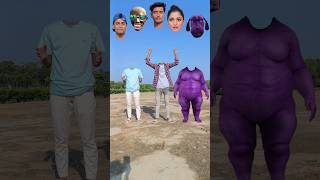 Blue Fatty dog vs cute brothers amp me correct head matching with tu radha meri main shyam tera songs [upl. by Neerom]